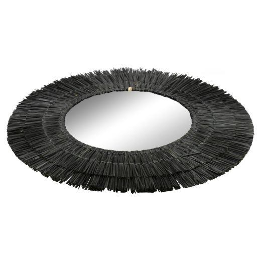 jonc de mer miroir noir 60cm*