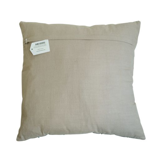 coussin brodé fleurs sauvages onagre 45x45cm