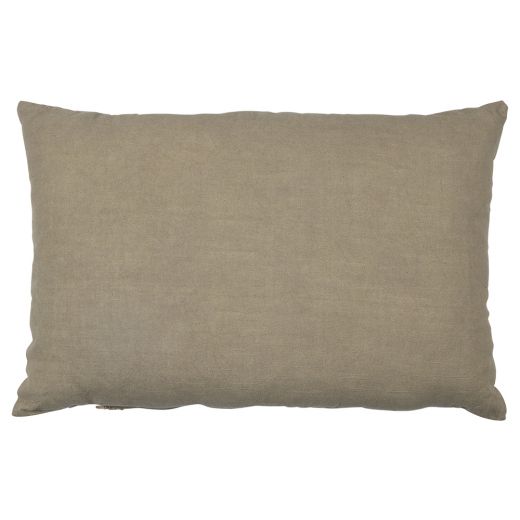 coussin brodé fleurs sauvages pied d'alouette 40x60cm