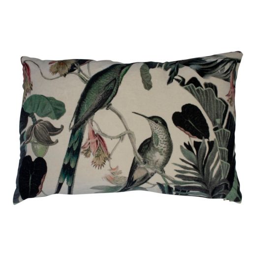 big cushion velvet exotic honey bird 40x60cm*