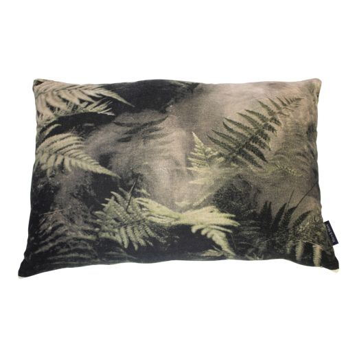 big cushion velvet jungle leaves 40x60cm*