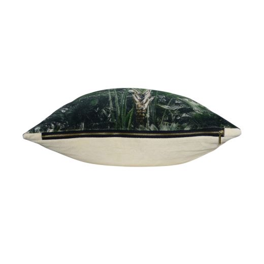 *kussen fluweel groen serre 45x45cm*