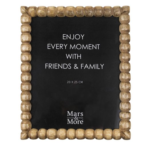 fotolijst mango hout bobbel 20x25cm