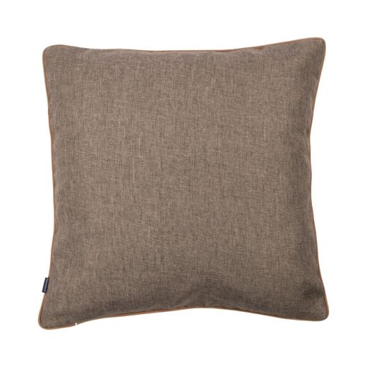 Coussin Broderie cerf debout marron 45x45cm