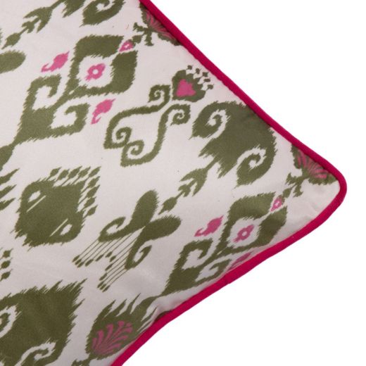 Cushion velvet kelim green 45x45cm