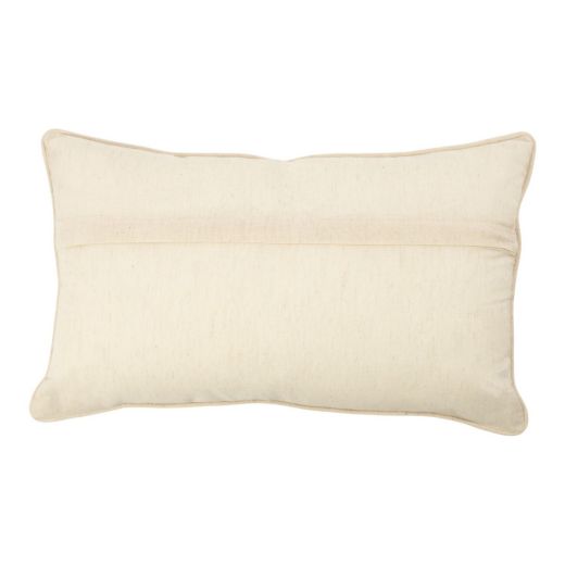 Cushion botanic embroidered taupe 30x50cm