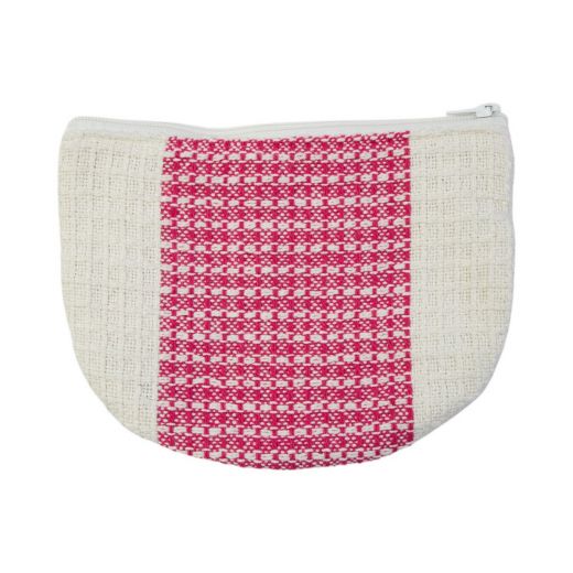Tasje Waffle roze 15x20cm