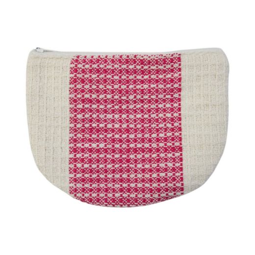 Tasje Waffle roze 15x20cm