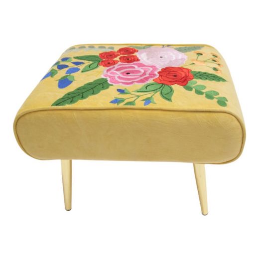 Hocker Joy yellow 52x40x40cm