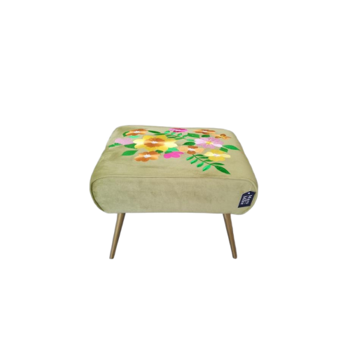 Hocker Joy olive green 52x40x40cm