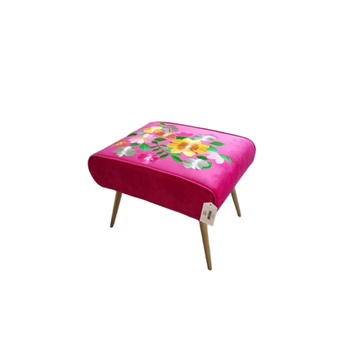 Hocker Joy fuchsia pink 52x40x40cm