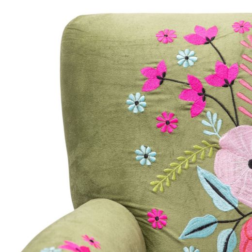 Chair Joy olive green 66x54x76cm