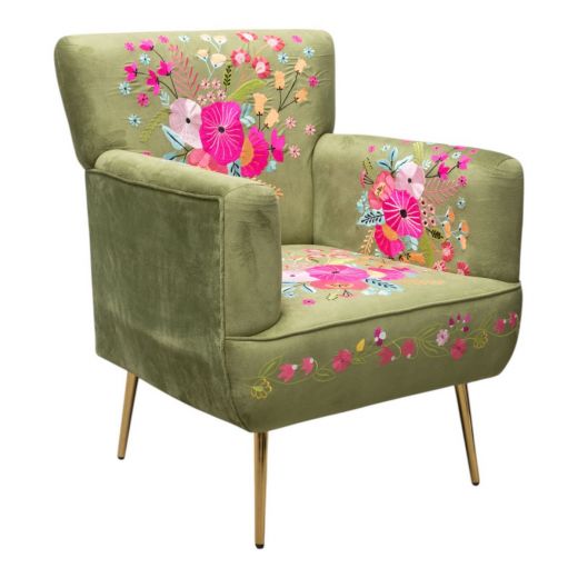 Chair Joy olive green 66x54x76cm