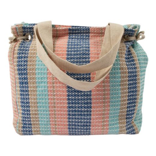 Travelbag Waffle blue 35x35x15cm