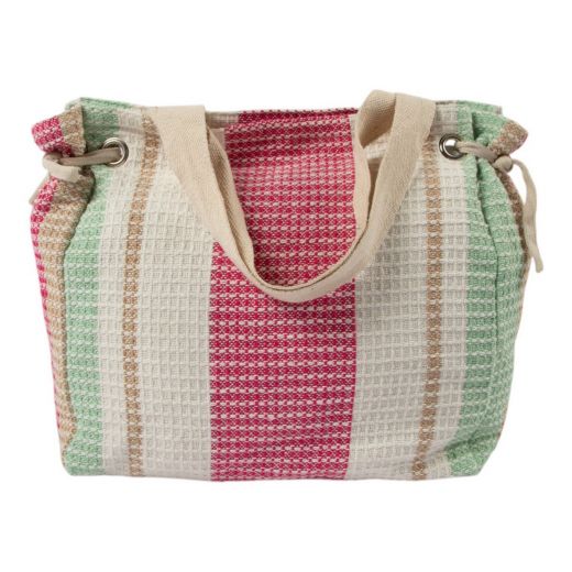 Travelbag Waffle pink 35x35x15cm