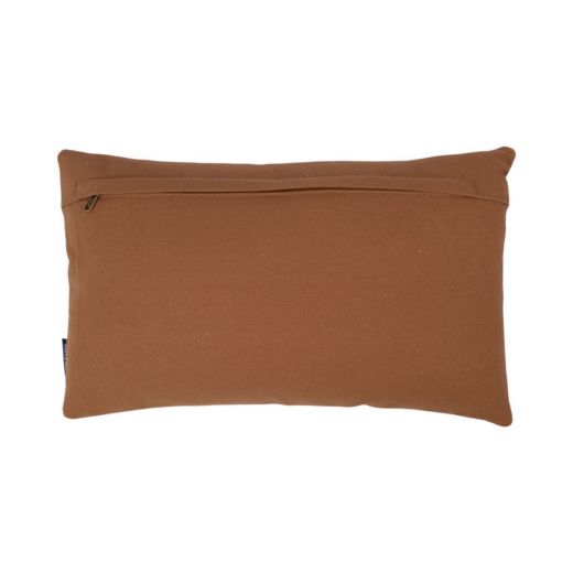 cushion cow plain brown 30x50cm (bos taurus taurus)