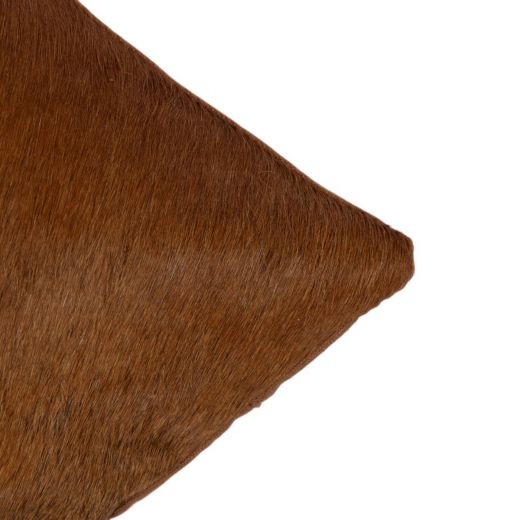 cushion cow plain brown 30x50cm (bos taurus taurus)