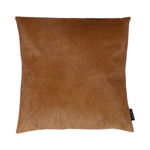 cushion cow plain brown 45x45cm (bos taurus taurus)