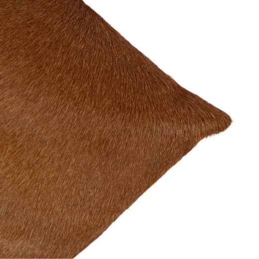 cushion cow plain brown 45x45cm (bos taurus taurus)