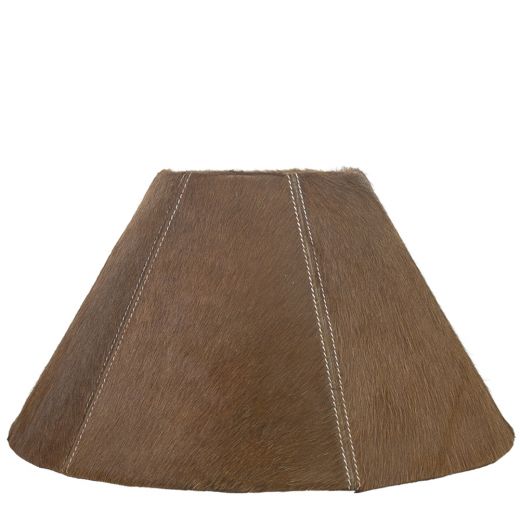 lampshade cow brown 39cm