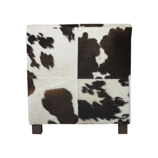 chair club cow dark brown/white 73cm (pallet) (bos taurus taurus)