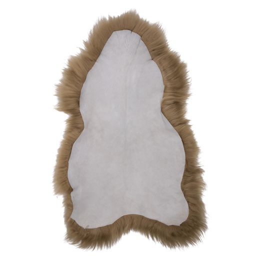 peau mouton islande camel 100-110cm