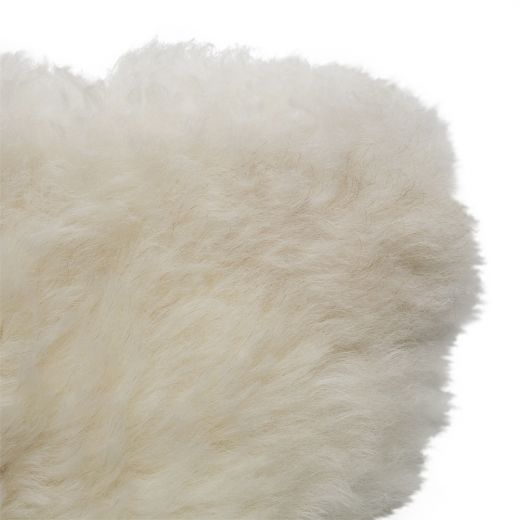 peau mouton islande rasé naturel blanc cassé 110cm 