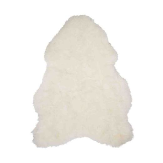 peau mouton islande rasé blanc 100-110cm