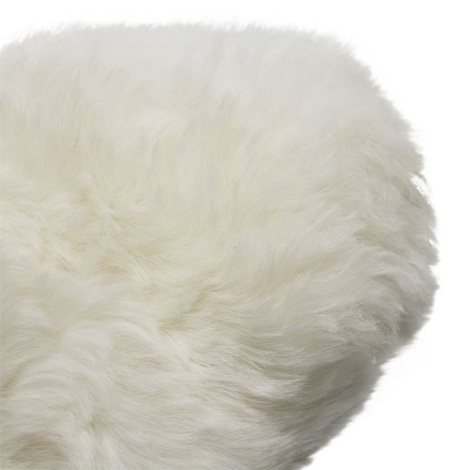 peau mouton islande rasé blanc 100-110cm