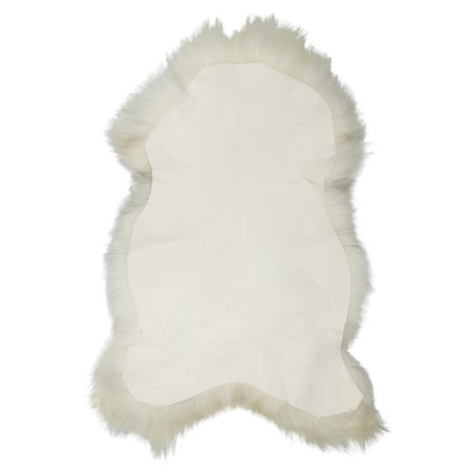 peau mouton islande blanc 100-110cm