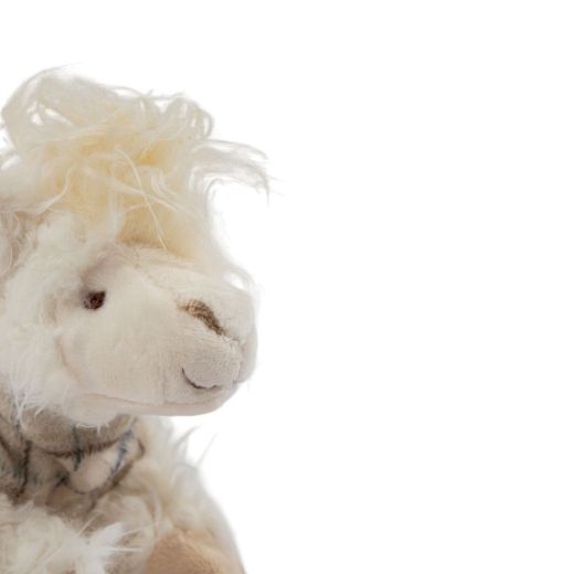 Kuchseltier Alpaka off white 25cm