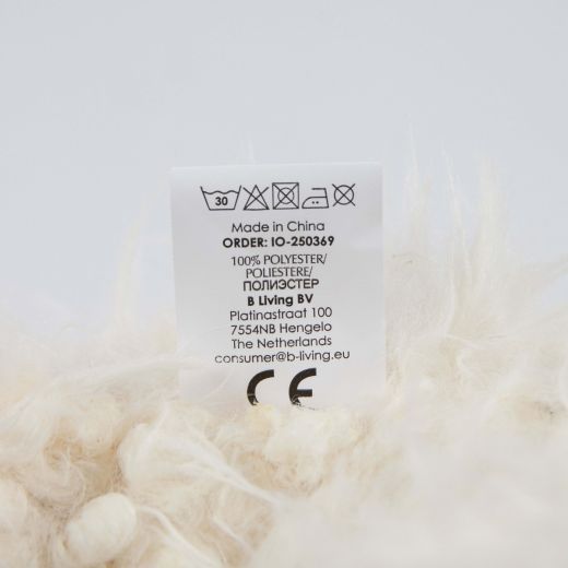 Kuchseltier Alpaka off white 25cm