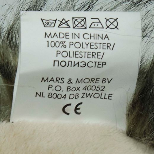 doudou cheveux longs autruche 18cm*