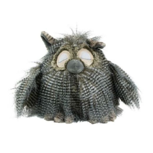doudou cheveux longs chouette 33cm