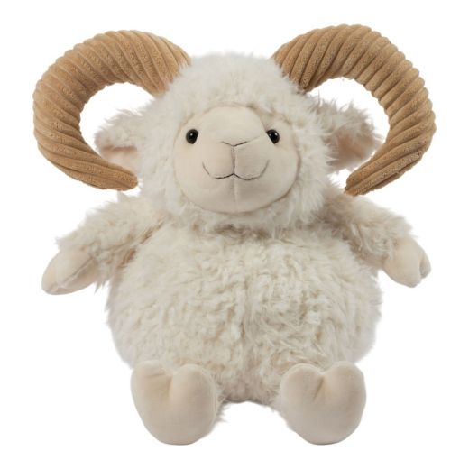 Knuffel Ram off white 33cm