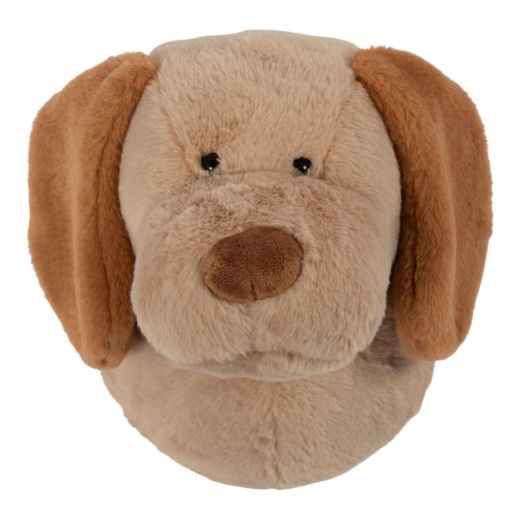 Wandkop Hond beige 33cm