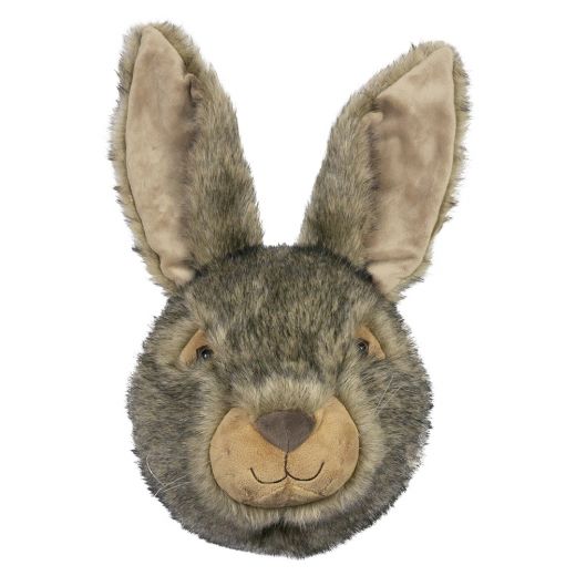 doudou tête de mur lapin 30cm*