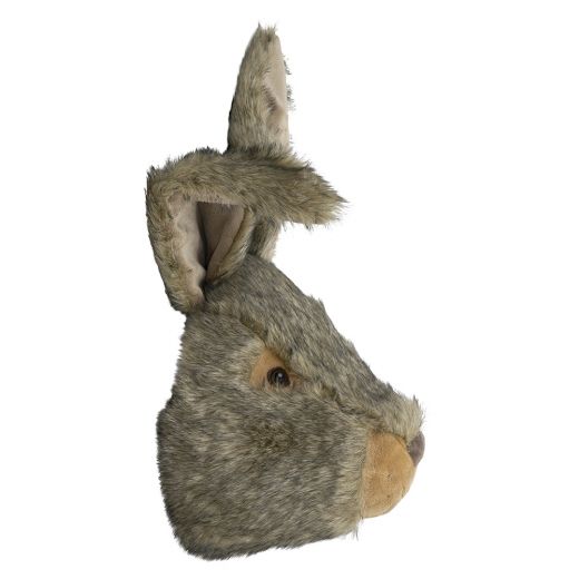 doudou tête de mur lapin 30cm*