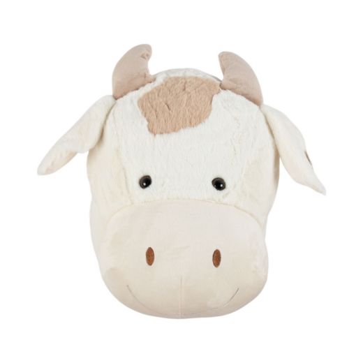 Wand Kopf Kuh off white M