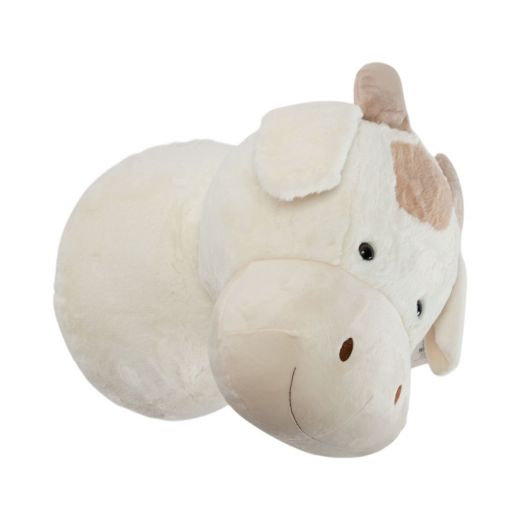 Wand Kopf Kuh off white M