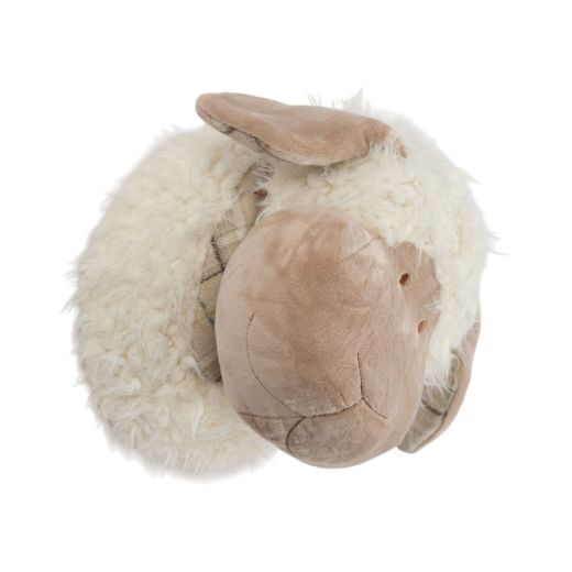 Wand Kopf Schafe off white M