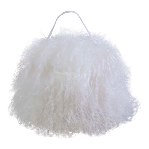deurstopper schaap krulhaar wit 15cm