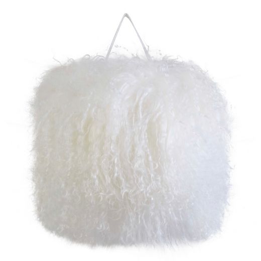 deurstopper schaap krulhaar wit 15cm