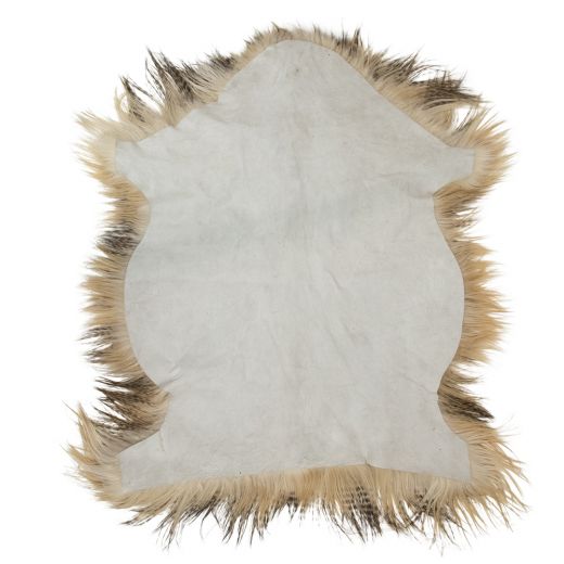 peau chèvre tibet cheveux longs 65x85cm