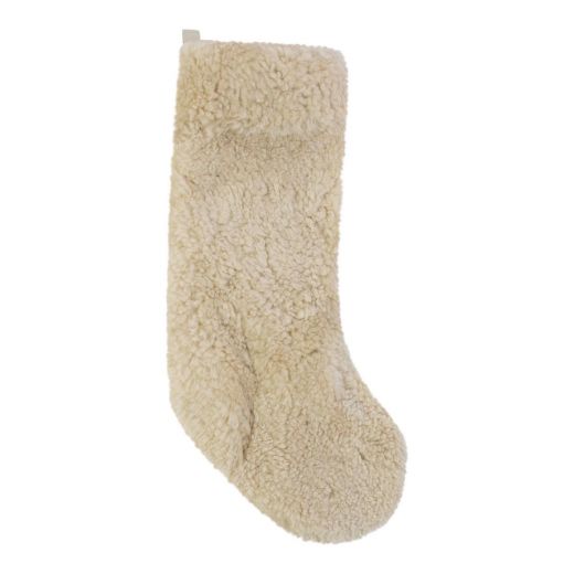 Chaussette de Noël Nouvelle-Zélande beige 25x50cm