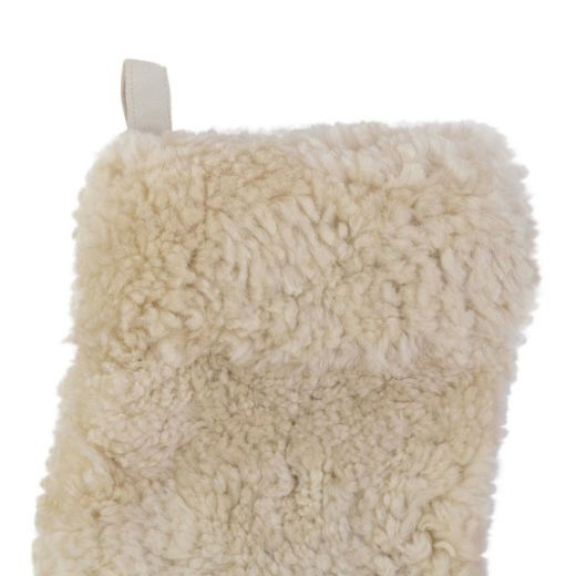 Chaussette de Noël Nouvelle-Zélande beige 25x50cm