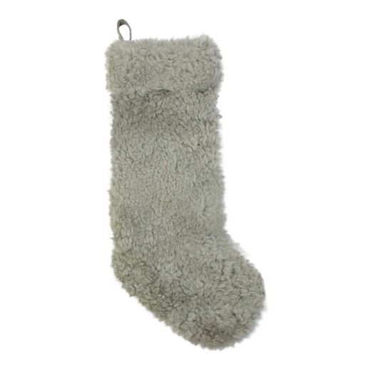 Chaussette de Noël Nouvelle-Zélande gris 25x50cm