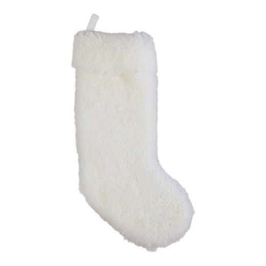 Chaussette de Noël Nouvelle-Zélande blanc 25x50cm