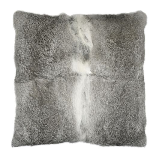 cushion rabbit grey 50x50cm (oryctolagus cuniculus)