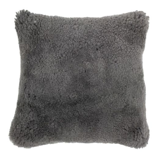 kissen neuseeland schaf grau 40x40cm*